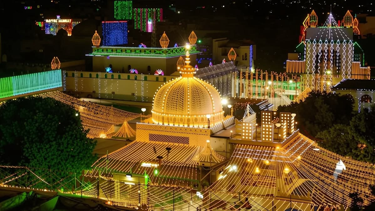 Ajmer Sharif in golden light